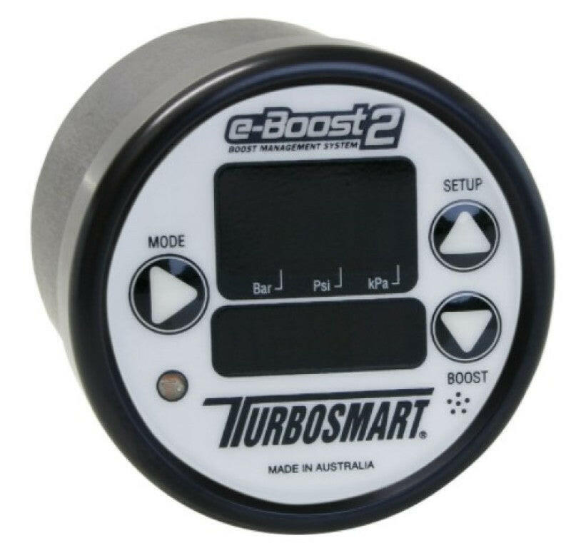 Turbosmart EB2 66mm Black Bezel Black Gauge Face Replacement Head Unit (Universal Part Number) Gauges Turbosmart