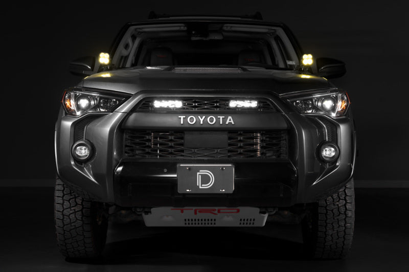 Diode Dynamics 2014-2024 Toyota 4Runner SS6 Sport LED Kit Yellow Driving 3000K Light Bars & Cubes Diode Dynamics