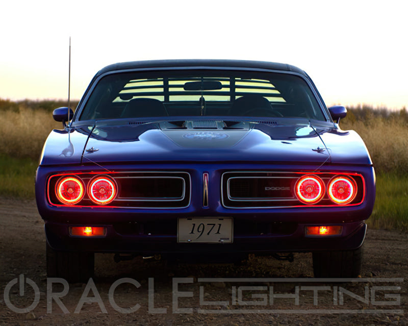 Oracle Pre-Installed Lights 5.75 IN. Sealed Beam - ColorSHIFT Halo Headlights ORACLE Lighting