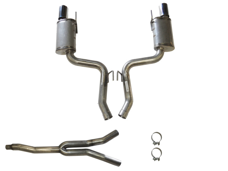 JBA 15-20 Ford Mustang EcoBoost 304 Stainless Steel Cat-Back Exhaust Catback JBA