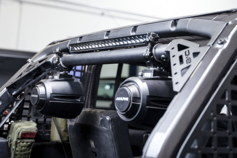 DV8 Offroad 18-23 Jeep Wrangler JL 4-Door Speaker/Light Bar Mount Light Mounts DV8 Offroad