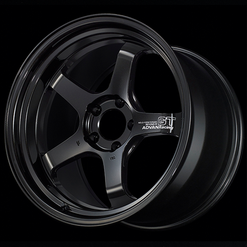 Advan GT Beyond-R 18X9.5 / +45 Offset / 5x100 BC / 63mm Bore / Racing Titanium Black Wheels - Forged Advan