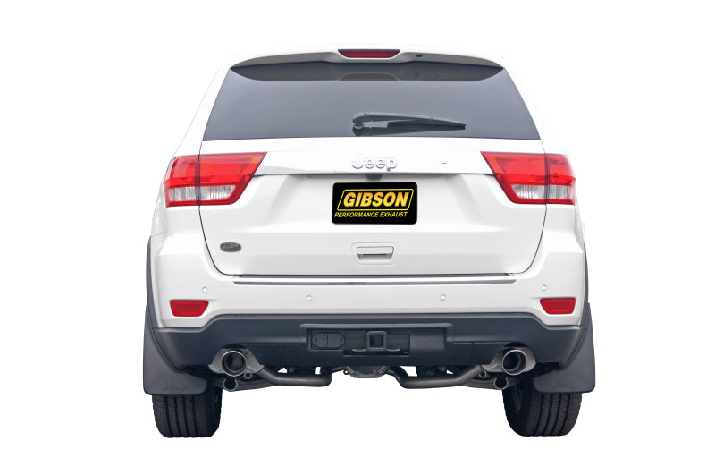 Gibson 11-18 Jeep Grand Cherokee Laredo 3.6L 2.25in Axle-Back Dual Exhaust - Stainless Axle Back Gibson