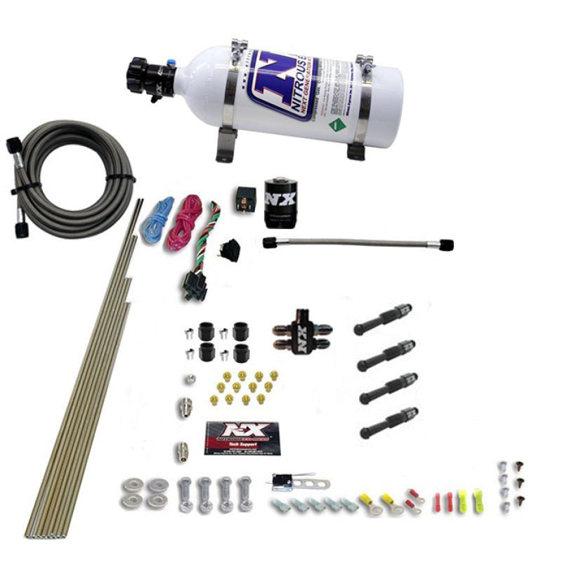 Nitrous Express Dry Direct Port Nitrous Kit 4 Cyl w/5lb Bottle Nitrous Systems Nitrous Express