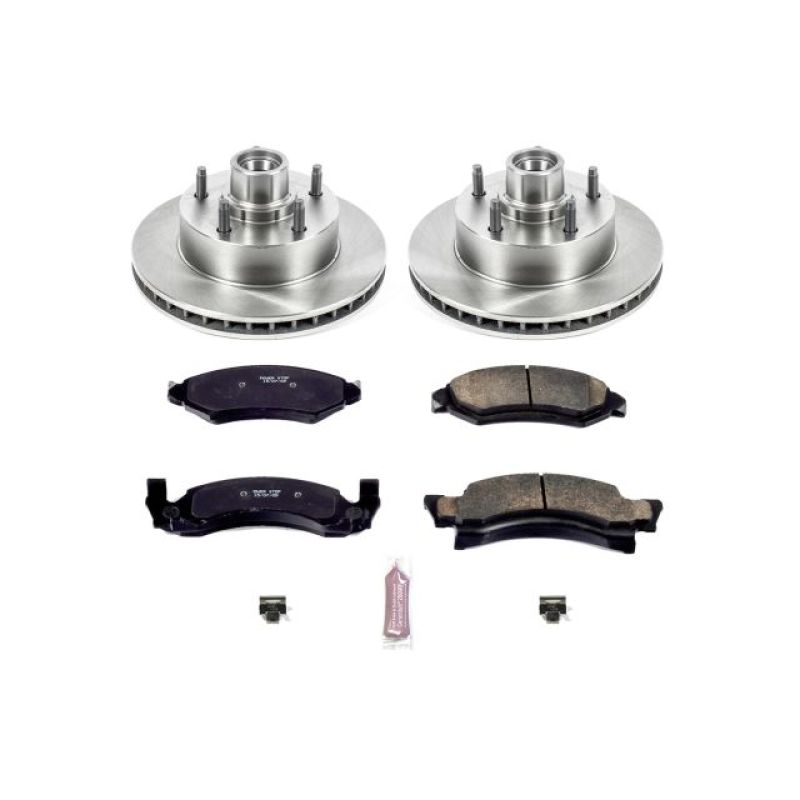 Power Stop 1986 Ford E-150 Front Autospecialty Brake Kit Brake Kits - OE PowerStop