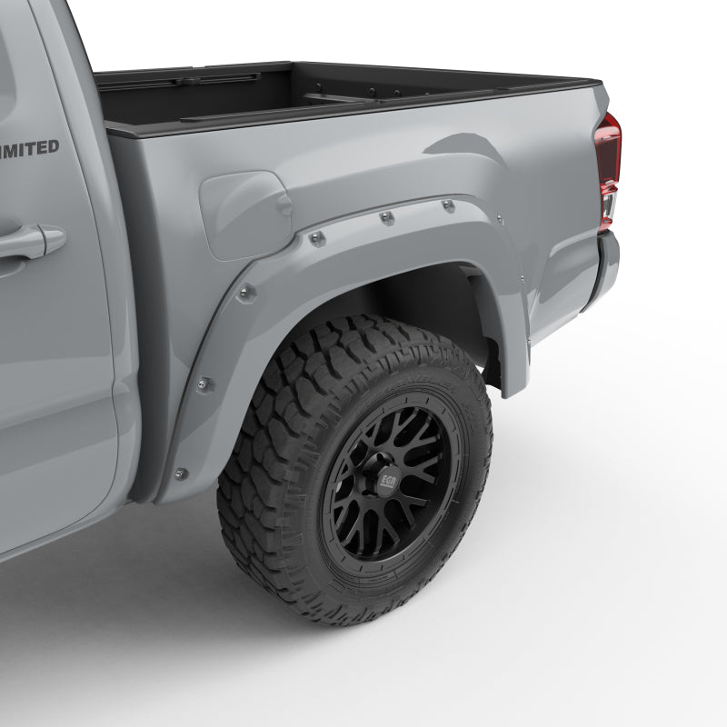 EGR 16+ Toyota Tacoma w/Mudflap Bolt-On Look Color Match Fender Flares - Set - MagneticGray Fender Flares EGR