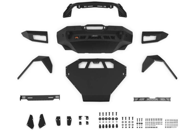 DV8 Offroad 2022+ Ford Bronco Raptor Spec Series Winch Front Bumper Bumpers - Steel DV8 Offroad