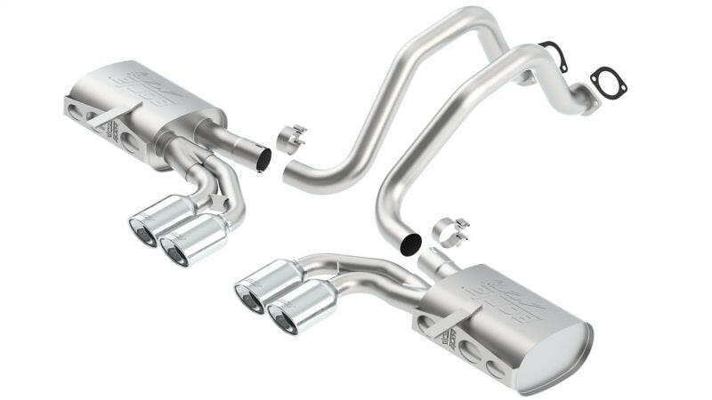Borla 97-04 Chevrolet Corvette 5.7L 8cyl ATAK SS Catback Exhaust Catback Borla