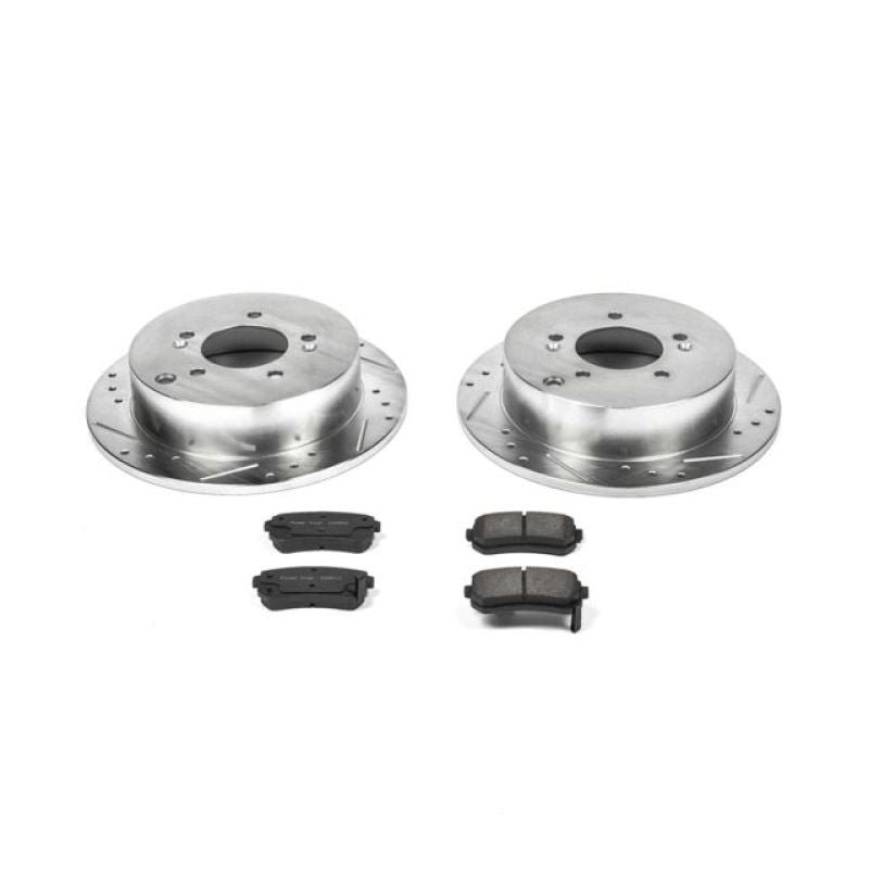 Power Stop 10-15 Hyundai Tucson Rear Z23 Evolution Sport Brake Kit Brake Kits - Performance D&S PowerStop