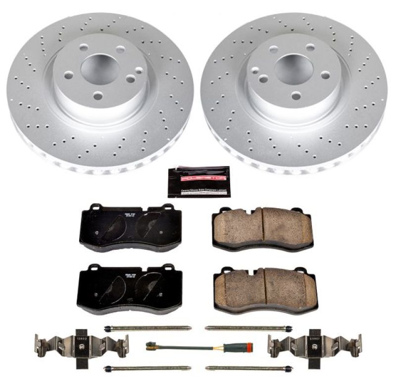 Power Stop 07-08 Mercedes-Benz CL550 Front Z23 Evolution Sport Coated Brake Kit Brake Kits - Performance D&S PowerStop