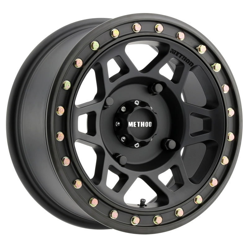 Method MR405 UTV Beadlock 15x7 / 5+2/38mm Offset / 4x136 / 106mm CB Matte Black Wheel Wheels - Cast Method Wheels