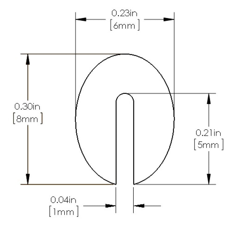 aFe Magnum FORCE Replacement Edge Trim Kit 1/16 IN X 36 IN L Air Intake Components aFe