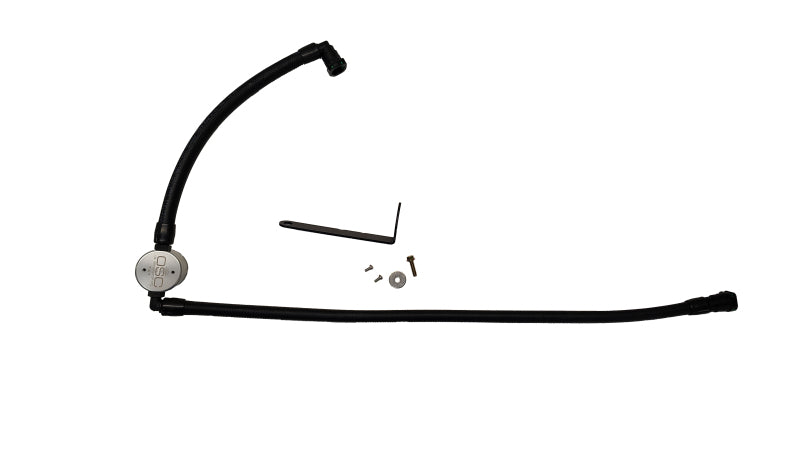 J&L 2025 Ford Transit 150/250/350 3.5L Oil Separator - Clear Anodized Oil Separators J&L