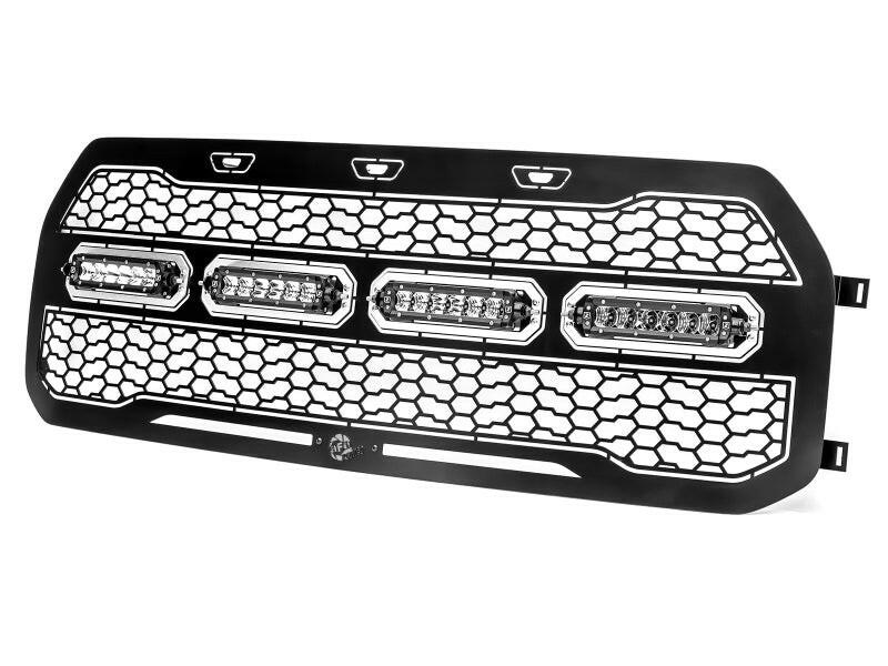 aFe 17-20 Ford Raptor w/o FFC Scorpion Grill w/ LEDs Grilles aFe