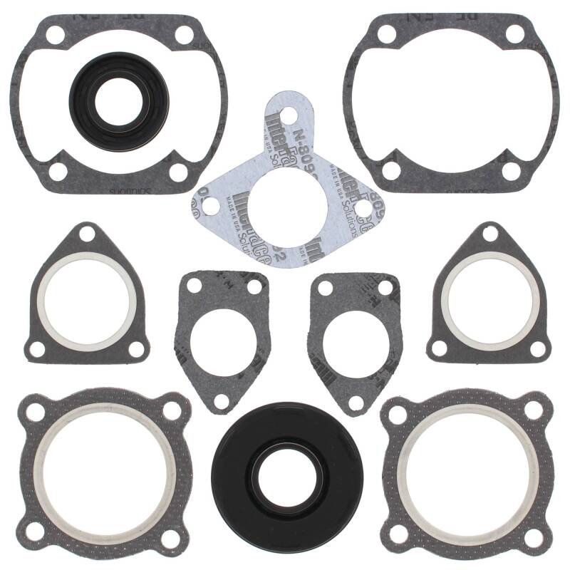 Vertex Gaskets 79-84 Yamaha Enticer ET300 C / H Complete Gasket Kit w/ Oil Seals Engine Hardware Vertex Pistons