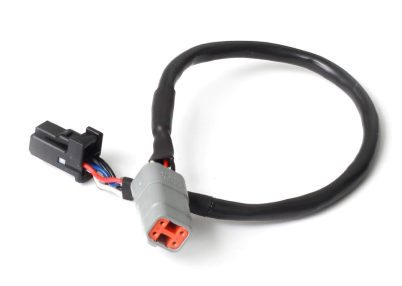 Haltech Elite CAN Cable DTM-4 to 8 Pin Black Tyco 300mm (12in) Wiring Connectors Haltech