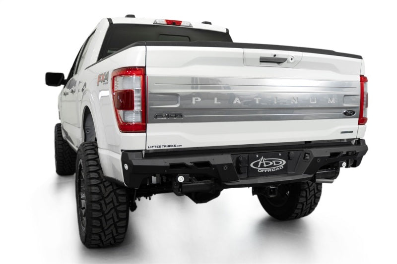 Addictive Desert Designs 2024+ Ford F-150 Black Label Rear Bumper Bumpers - Steel Addictive Desert Designs