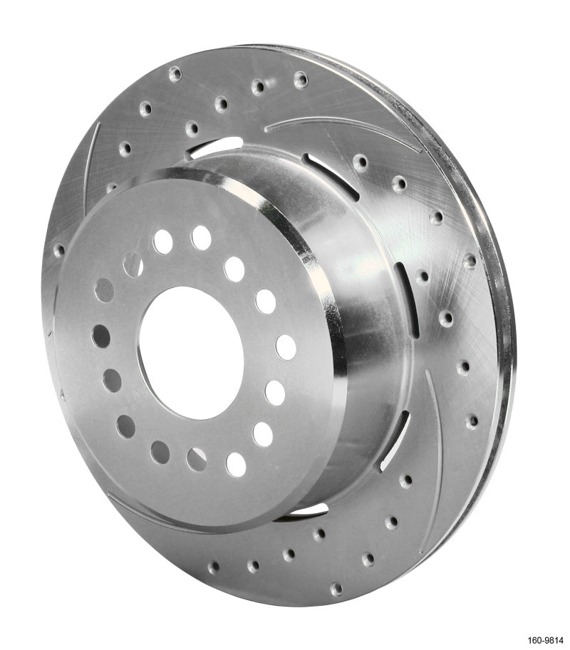 Wilwood Rotor-2.32in Offset-SRP Drill-RH 12.19 x .810 - 5 Lug Brake Rotors - 2 Piece Wilwood