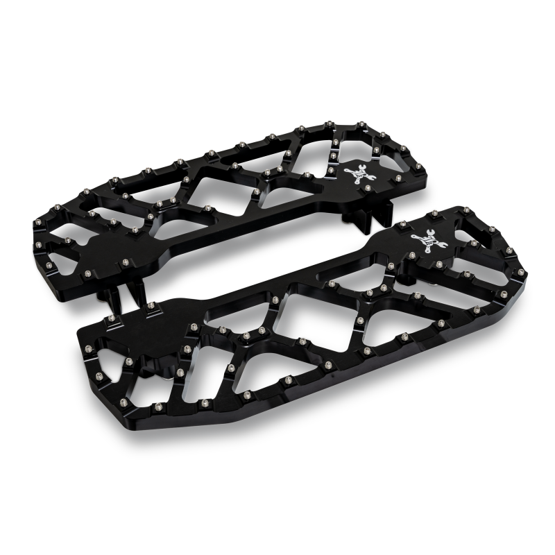 Burly Brand H-D MX- Evolution Floorboards - Black Footpegs Burly Brand