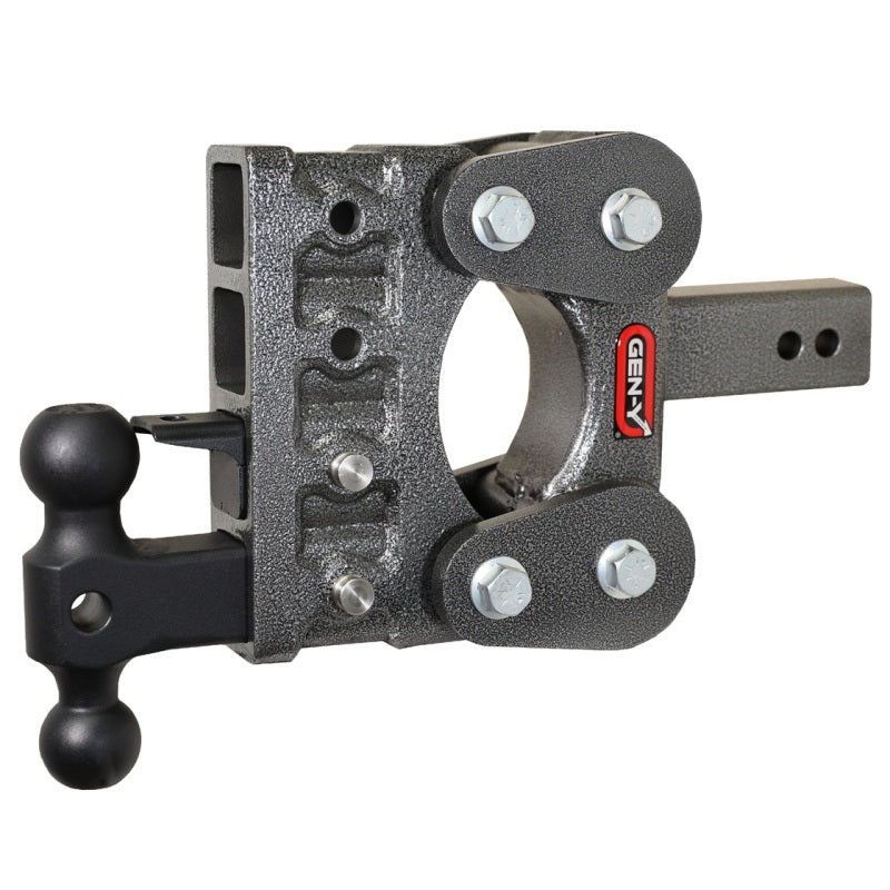 Gen-Y The Boss Torsion-Flex 2.5in Shank 5in Drop 10K Hitch w/GH-031 Dual-Ball/GH-032 Pintle Lock Hitch Receivers GEN-Y Hitch