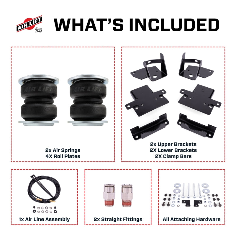 Air Lift Performance 2025 Toyota 4Runner 4WD LoadLifter 5000 Air Spring Kit Air Suspension Kits Air Lift