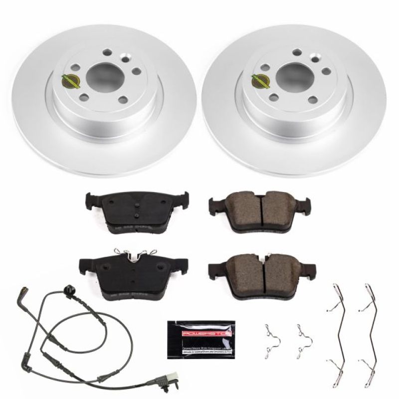 Power Stop 16-18 Land Rover Range Rover Evoque Rear Z23 Evolution Sport Coated Brake Kit Brake Kits - Performance D&S PowerStop