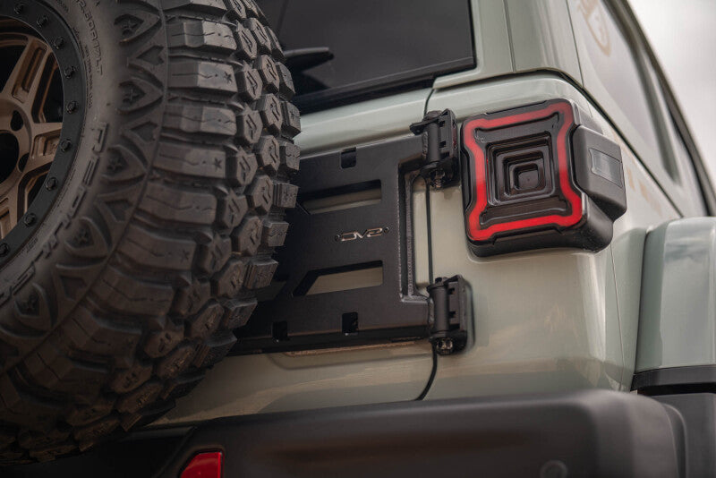 DV8 Offroad 18-25 Jeep Wrangler JL Spare Tire Carrier Chase Racks DV8 Offroad