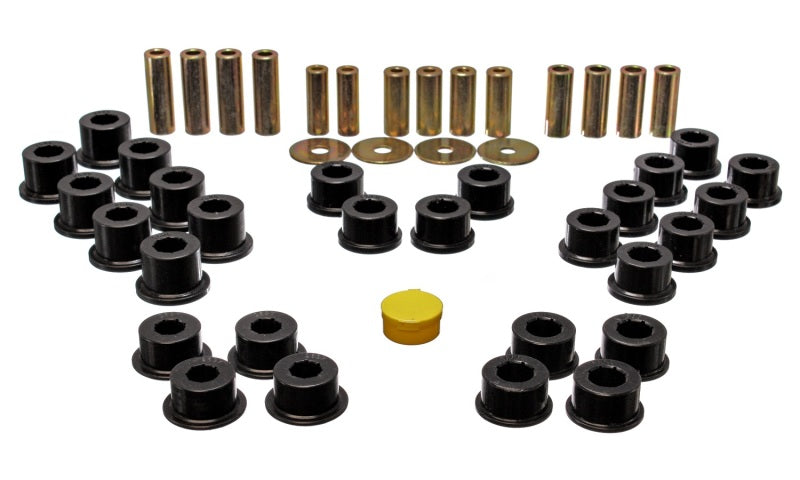 Energy Suspension 90-97 Mazda Miata Black Rear Control Arm Bushing Set Bushing Kits Energy Suspension