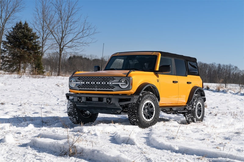 N-Fab Predator Pro Step System 2021 Ford Bronco 4 Door - Tex. Black Nerf Bars N-Fab