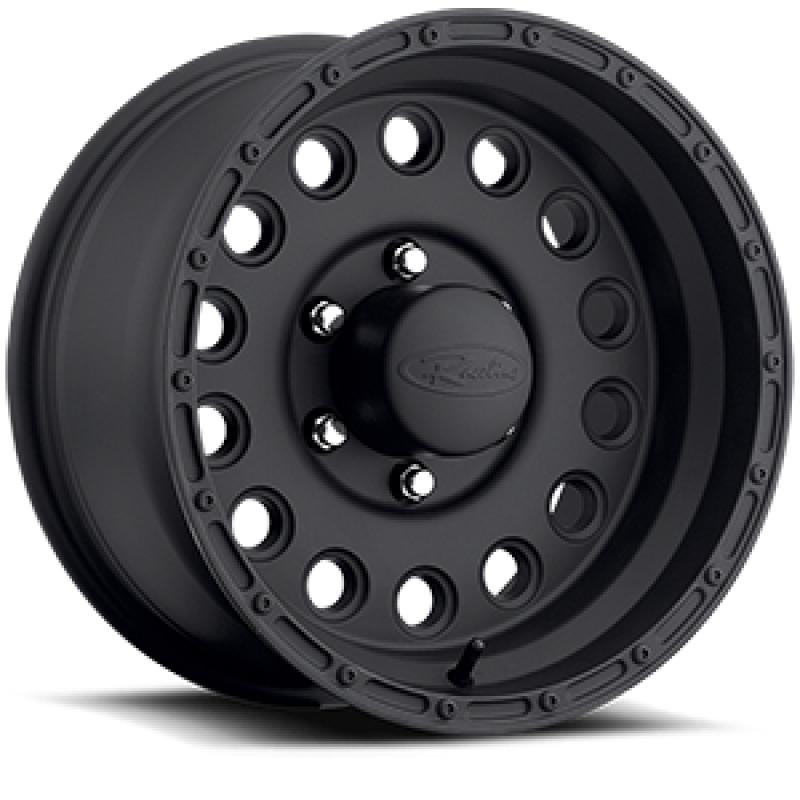 Raceline 887B Rock Crusher 15x8in / 6x139.7 BP / -32mm Offset / 107.95mm Bore - Satin Black Wheel Wheels - Cast Raceline