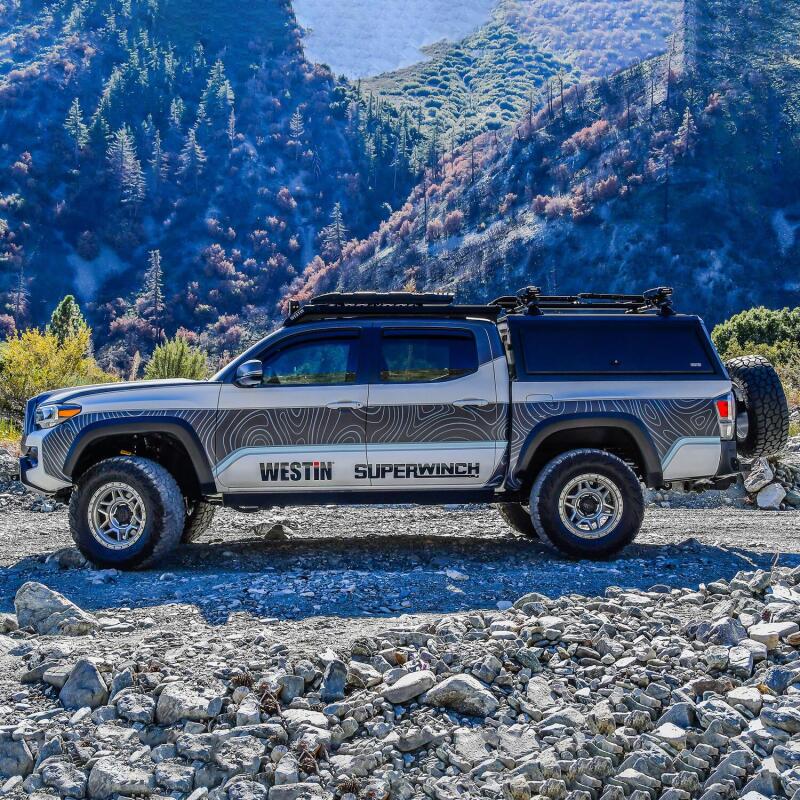 Westin EXP Truck Cap COMPLETE KIT A + BS (16-23 Toyota Tacoma 5.2ft. Bed) Bed Caps Westin