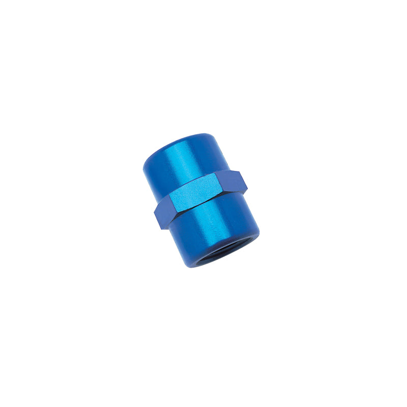 Russell Performance 1/2in Female Pipe Coupler (Blue) Fittings Russell