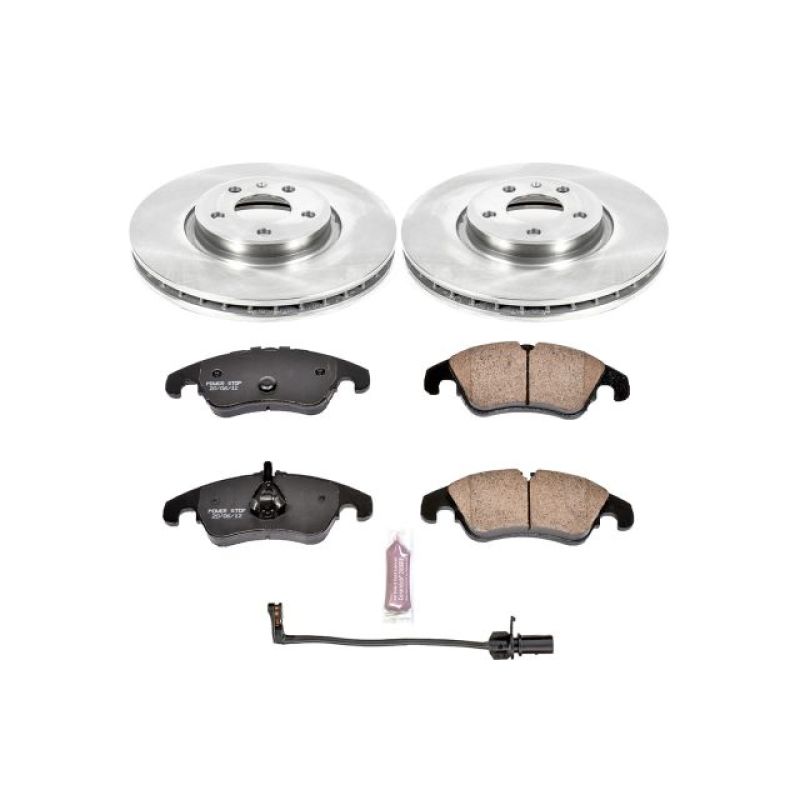 Power Stop 12-16 Audi A4 Front Autospecialty Brake Kit Brake Kits - OE PowerStop