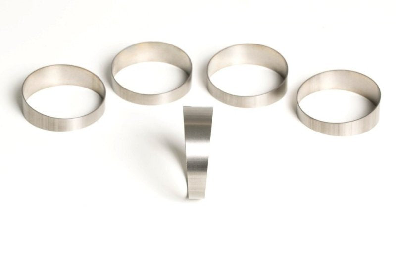 Ticon Industries 3.15in 45 Degree 1.6D/5.04in CLR LR 1.2mm/.047in Wall Titanium Pie Cuts - 5pk Titanium Tubing Ticon