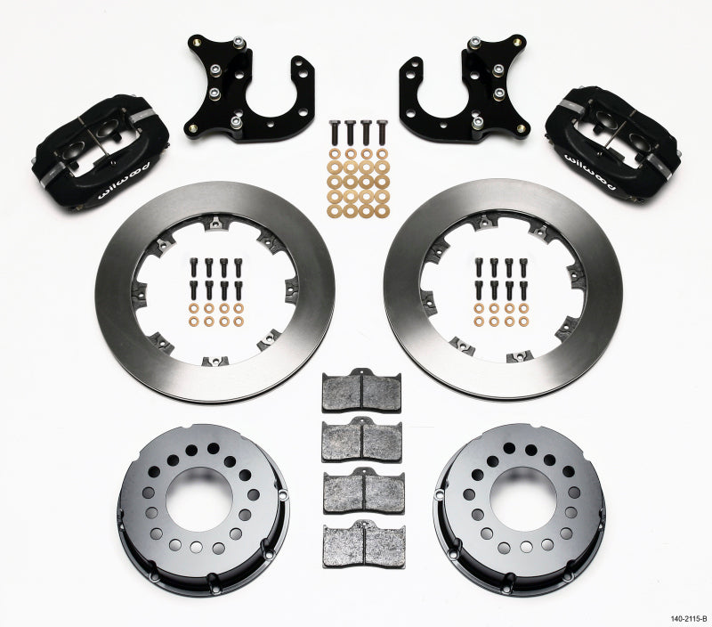 Wilwood Forged Dynalite P/S Rear Kit Big Ford 2.36in Offset Big Brake Kits Wilwood