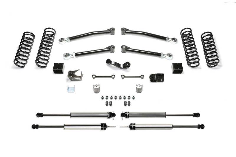 Fabtech 07-18 Jeep JK 2-Door 3in Trail w/Dlss Shks Control Arms Fabtech