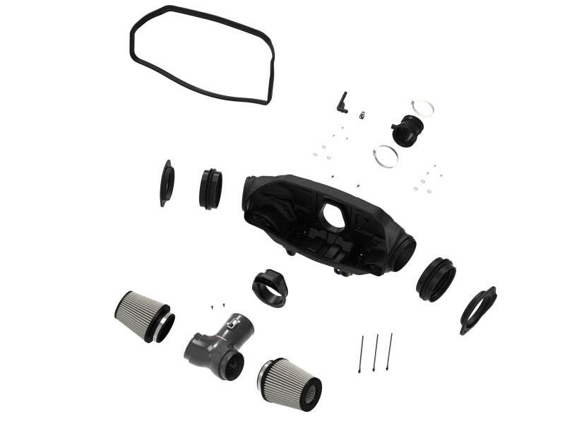 aFe 2020 Corvette C8 Track Series Carbon Fiber Cold Air Intake System With Pro DRY S Filters Cold Air Intakes aFe