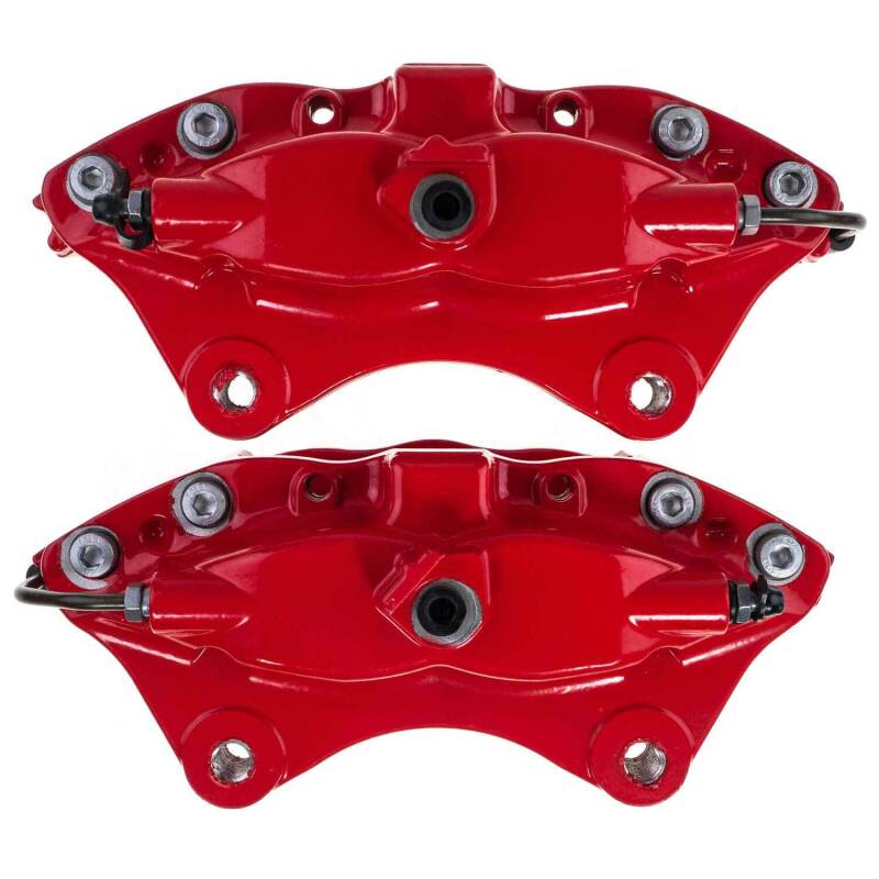 Power Stop 09-15 Cadillac CTS Rear Red Caliper - Pair w/o Bracket Brake Calipers - Perf PowerStop