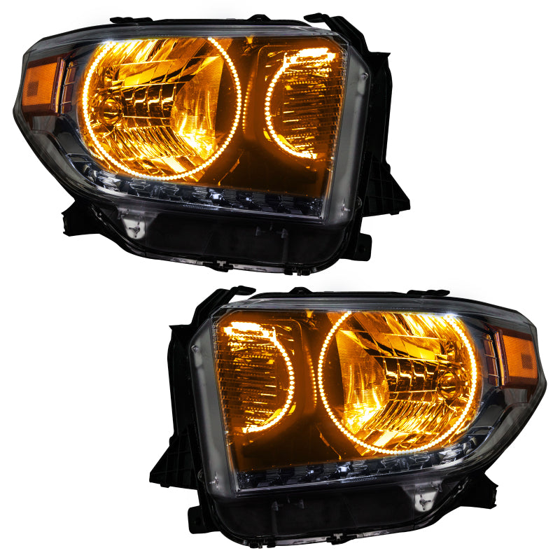 Oracle 14-17 Toyota Tundra SMD HL - Dual Halo Kit - ColorSHIFT w/ BC1 Controller Headlights ORACLE Lighting