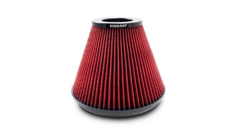 Vibrant 8.75in Inlet I.D. x 8.50in Height Bellmouth Velocity Stack Classiic Performance Air Filter Air Filters - Universal Fit Vibrant