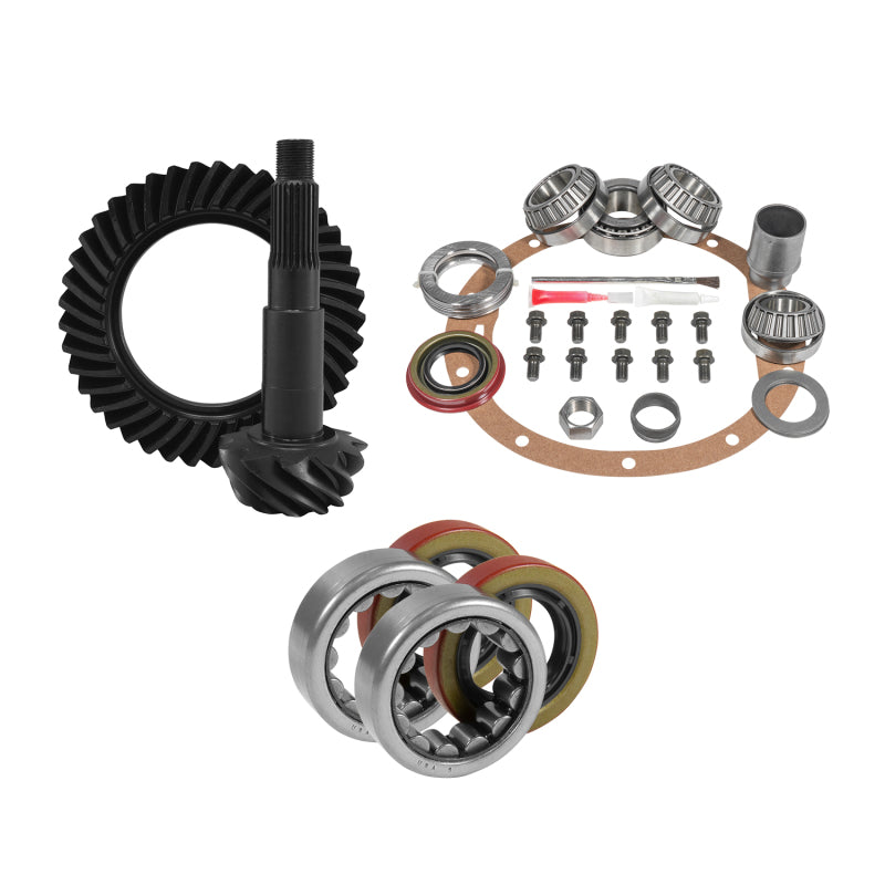 Yukon 8.2in GM 3.08 Rear Ring & Pinion Install Kit 2.25in OD Axle Bearings and Seals Differential Install Kits Yukon Gear & Axle