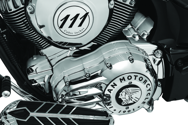 Kuryakyn Cylinder Base Cover Indian Models Chrome Engine Covers Kuryakyn