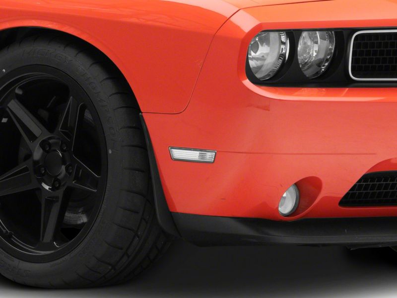 Raxiom 08-14 Dodge Challenger Axial Series Side Marker Lamps- Clear Sidemarkers & Indicators Raxiom