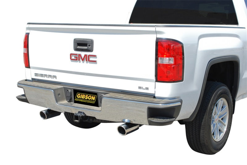 Gibson 15-18 Chevrolet Silverado 1500 LS 5.3L 3in/2.25in Cat-Back Dual Split Exhaust - Aluminized Catback Gibson