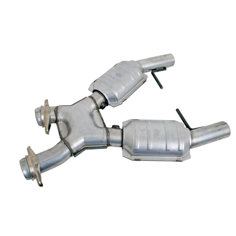 BBK 96-98 Mustang 4.6 GT High Flow X Pipe With Catalytic Converters - 2-1/2 Catback BBK