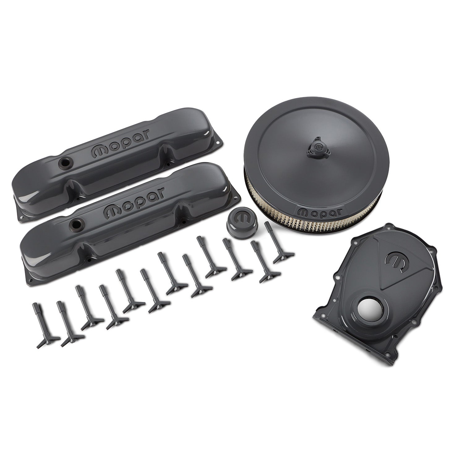 B/RB Mopar Engine Dress Up Kit Gray Engine Dress Up Kit Proform