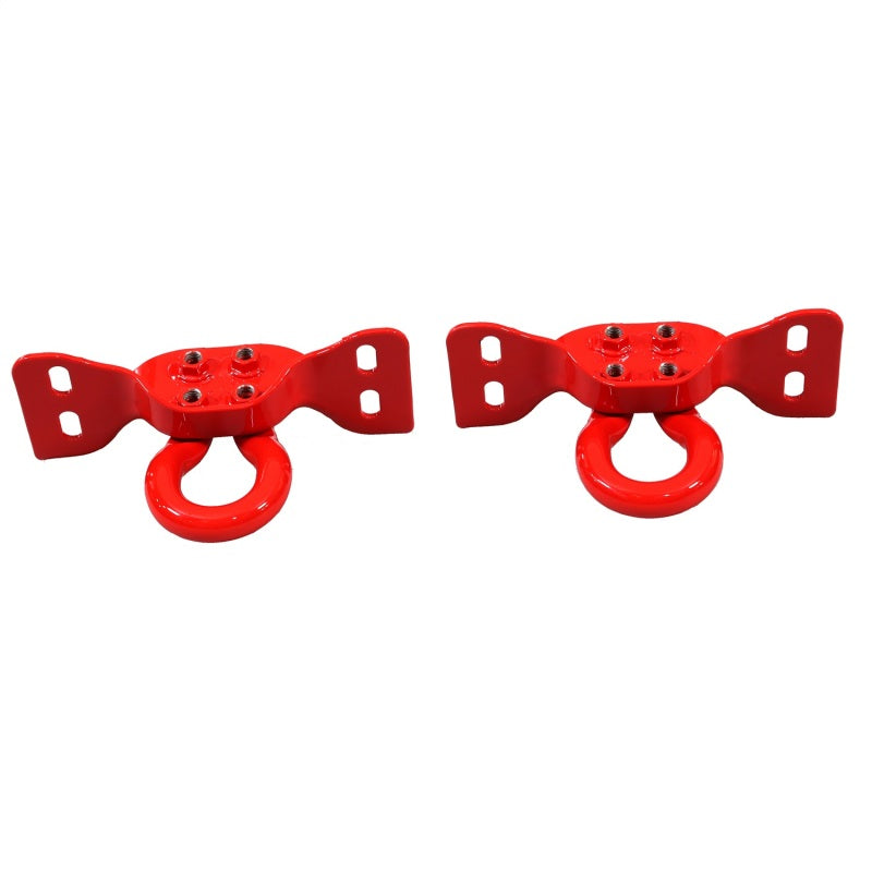 Ford Racing 17-22 Super Duty Tow Hooks - Red (Pair) Tow Hooks Ford Racing