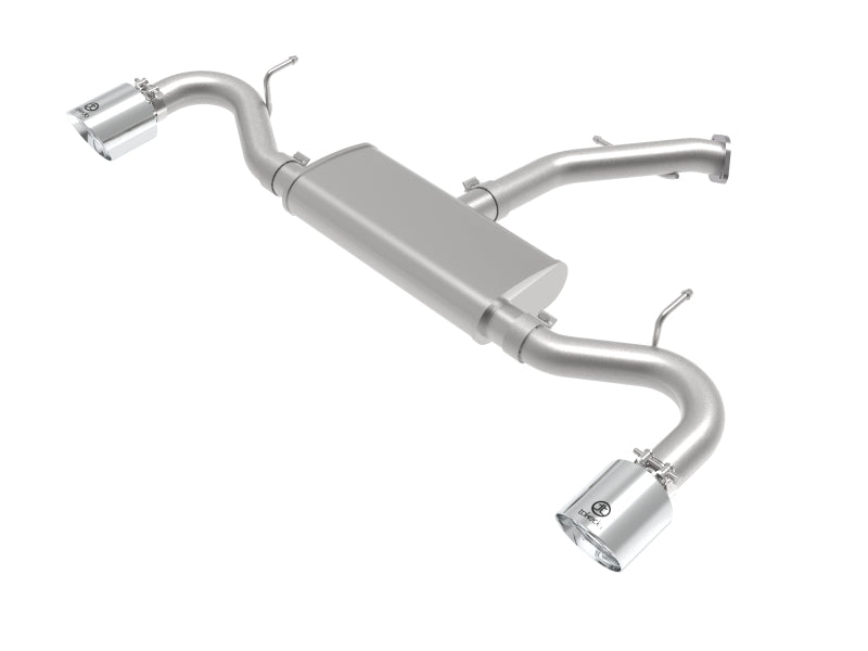 aFe Takeda Series 2.5in 409 SS Axle-Back Exhaust System Polished 18-20 Hyundai Elantra GT L4-1.6L(t) Axle Back aFe