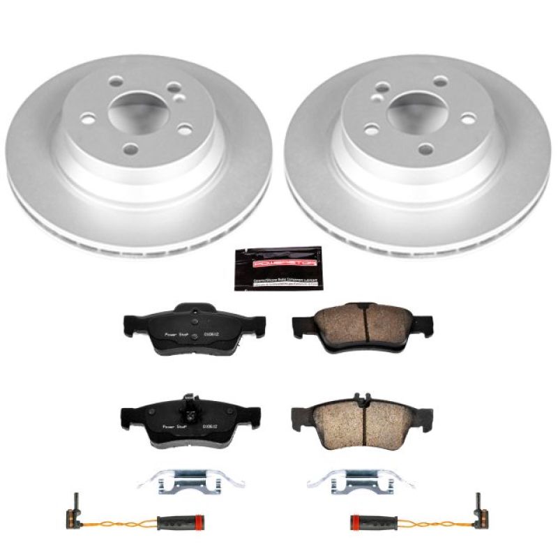 Power Stop 06-09 Mercedes-Benz E350 Rear Z23 Evolution Sport Coated Brake Kit Brake Kits - Performance D&S PowerStop