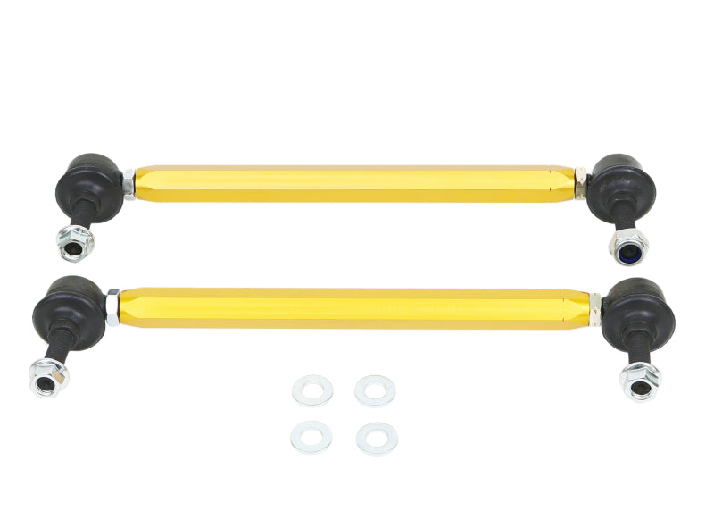 Whiteline Universal Swaybar Link Kit 270mm-295mm Heavy Duty Adjustable 10mm Ball/Ball Style Sway Bar Endlinks Whiteline